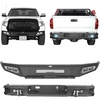 image:imageHooke Road 2021 Tundra Front and Rear Bumper Set for 20142021 Toyota Tundra Rugged Design for Daily Driving amp Light OffRoad Solid Steel Bumper Guard with LED Lights amp License Plate Bracket