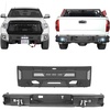 image:imageHooke Road Front and Rear Bumper Set for 20142021 Toyota Tundra Heavy Duty Steel Rock Crawler Bumpers with Winch Plate amp Dring Mounts