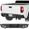 image:imageHooke Road Tubular Steel Rear Bumper for 20142021 Toyota Tundra Pickup Trucks Lightweight Overland Replacement Bumper Guard with LED Spotlights amp DRing Mounts No Drill Installation
