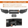 image:imageHooke Road Ranger Front Bumper for Ford Ranger 2019 2020 2021 2022 2023 Full Width Sturdy Steel Bumper Guard with LED Lights Sensor Holes License Plate Bracket