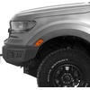 image:imageHooke Road Ranger Front Bumper for Ford Ranger 2019 2020 2021 2022 2023 Full Width Sturdy Steel Bumper Guard with LED Lights Sensor Holes License Plate Bracket
